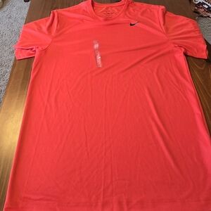 Nike Men's Dri-FIT Large Legend Fitness Tee in University Red/Black NWT